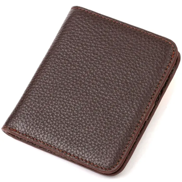 Гаманець для жінок невеликого розміру з натуральної шкіри CANPELLINI 21798 Коричневий