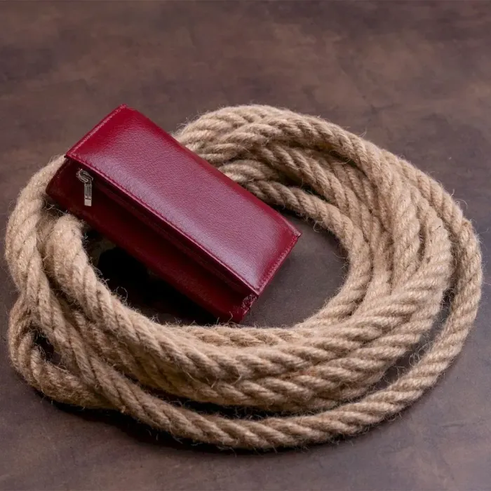 Гаманець горизонтальний з монетником жіночий ST Leather 19363 Бордовий