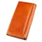 Гаманець горизонтальний зі стразом жіночий шкіряний BALIYA 18976 Помаранчевий
