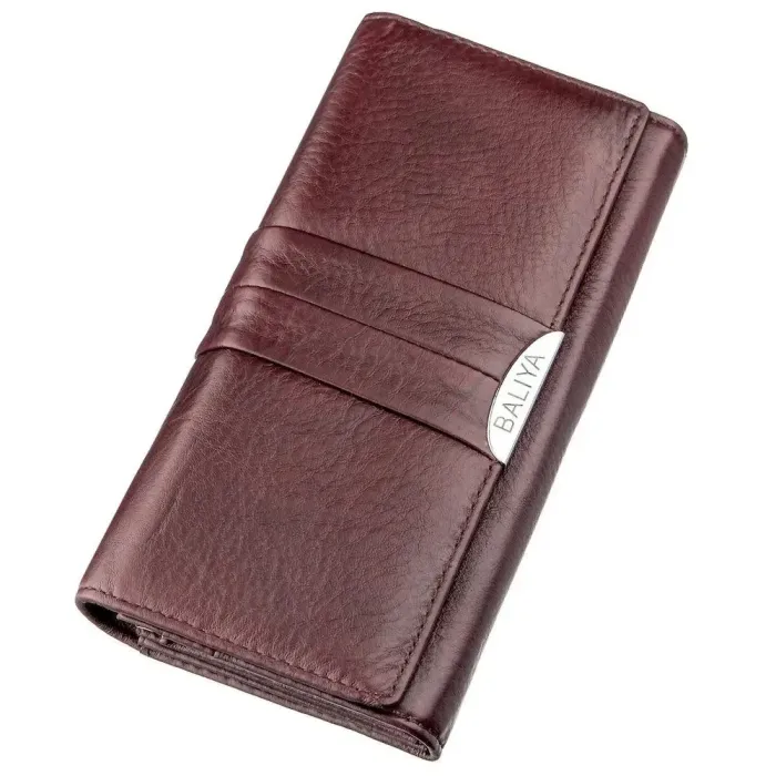 Гаманець горизонтальний шкіряний жіночий BALIYA 18969 Коричневий