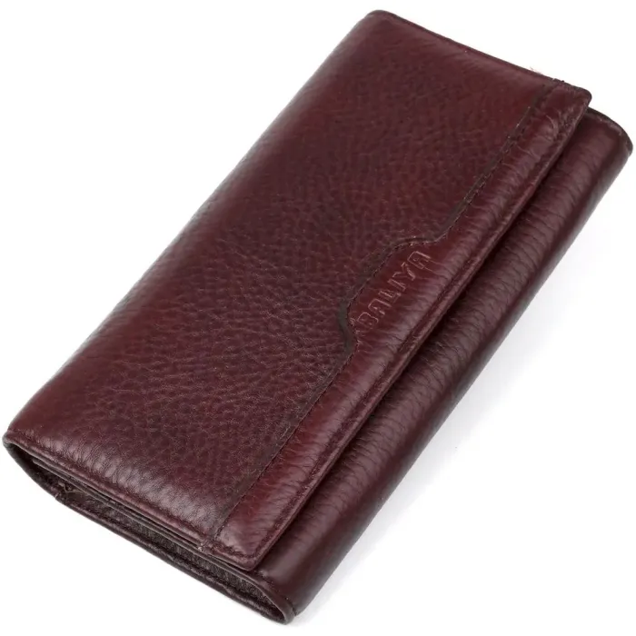 Гаманець горизонтальний шкіряний жіночий BALIYA 18972 Коричневий