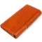 Гаманець горизонтальний жіночий шкіряний BALIYA 18973 Помаранчевий