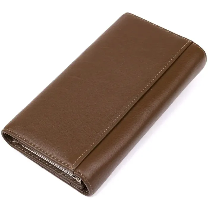 Гаманець горизонтальний шкіряний жіночий BALIYA 18979 Коричневий