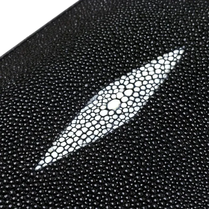Гаманець клатч STINGRAY LEATHER 18105 із натуральної шкіри морського ската Чорний