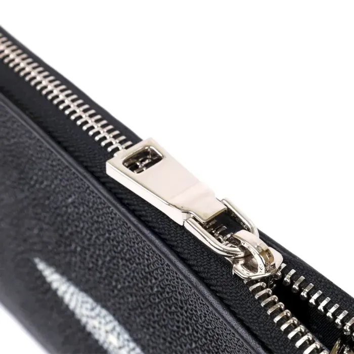 Гаманець клатч STINGRAY LEATHER 18105 із натуральної шкіри морського ската Чорний