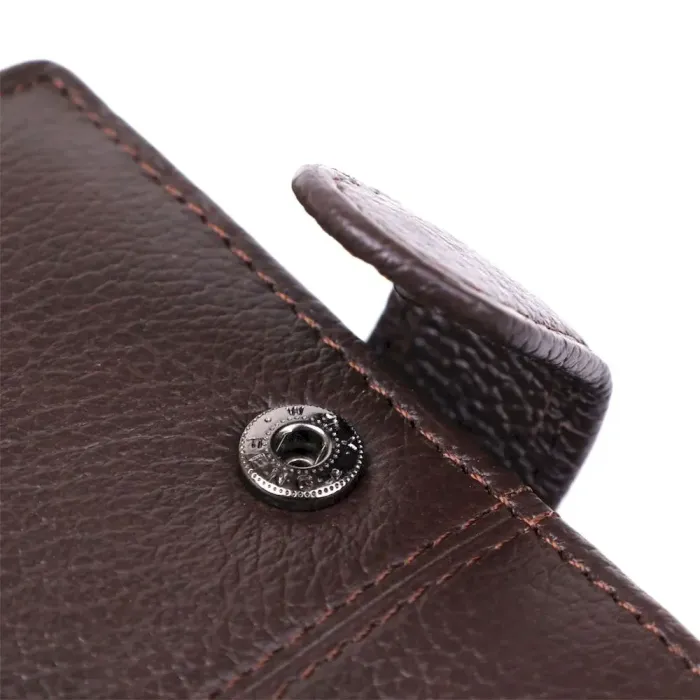 Гаманець компактний чоловічий шкіряний флотар TAILIAN 19010 Коричневий