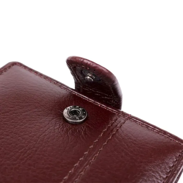 Гаманець чоловічий шкіряний флотар TAILIAN 18981 Коричневий