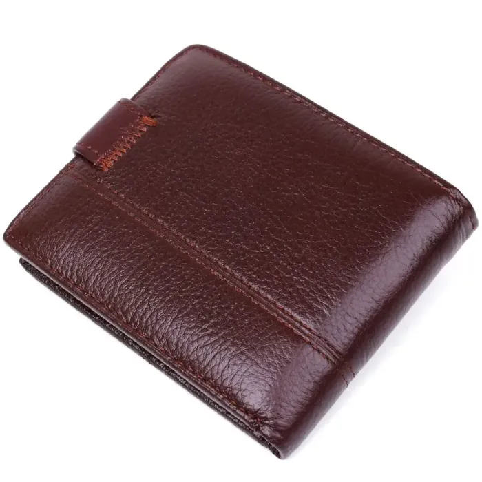 Гаманець чоловічий шкіряний флотар TAILIAN 18985 Коричневий