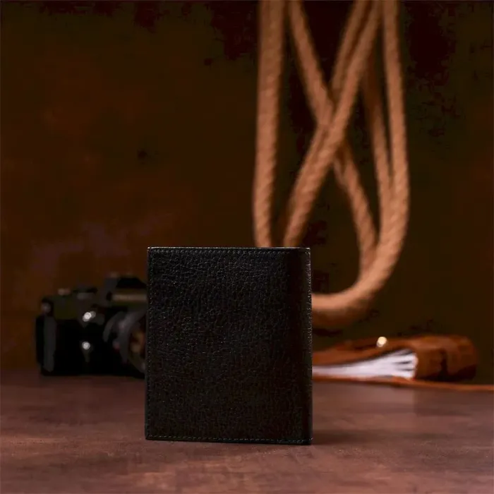 Гаманець чоловічий KARYA 17229 шкіряний Чорний