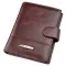 Гаманець чоловічий шкіряний із вбудованою обкладинкою для паспорта TAILIAN 18992 Коричневий