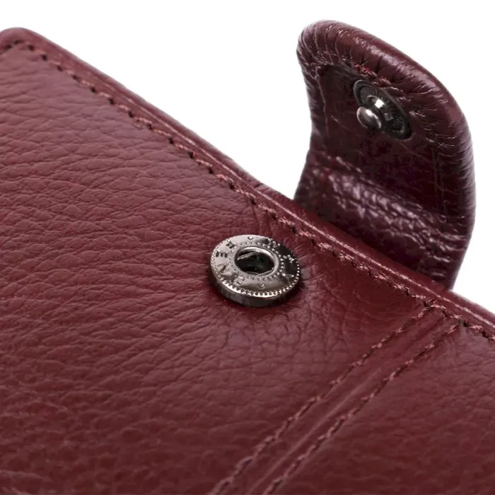 Гаманець чоловічий із вбудованою візитницею шкіряний TAILIAN 19007 Коричневий