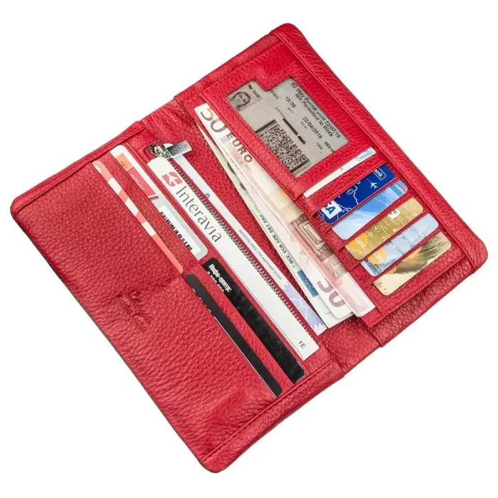 Гаманець жіночий шкіряний KARYA 17398 Чорний