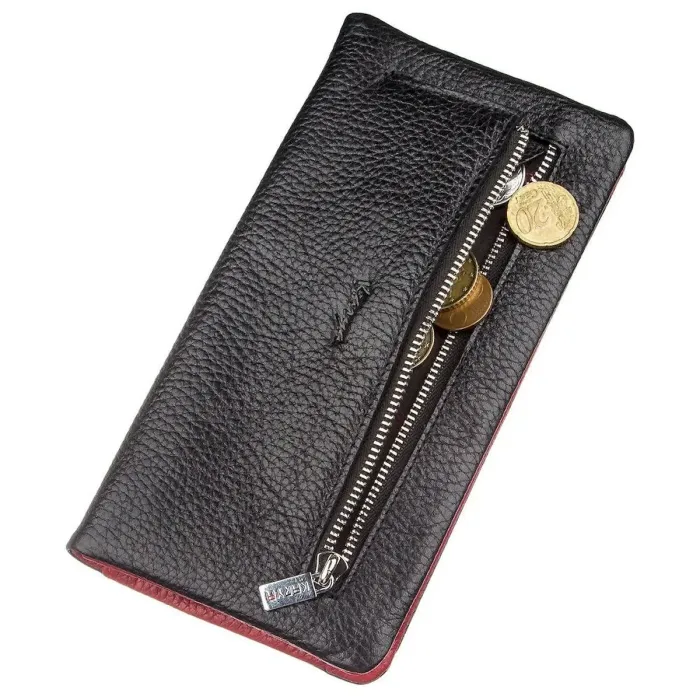 Гаманець жіночий шкіряний KARYA 17398 Чорний