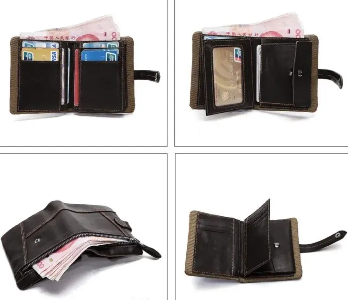 Кошелек мужской Vintage 14685 Черный