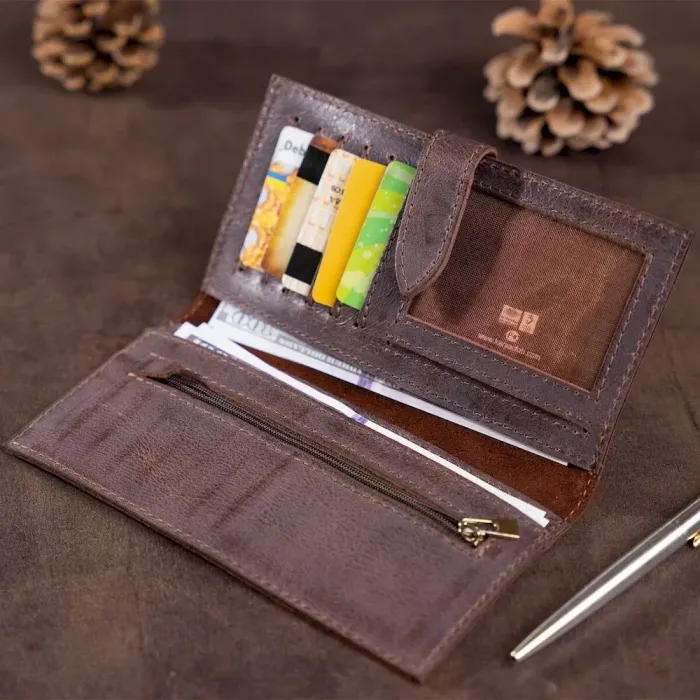 Гаманець SHVIGEL 13933 Коричневий