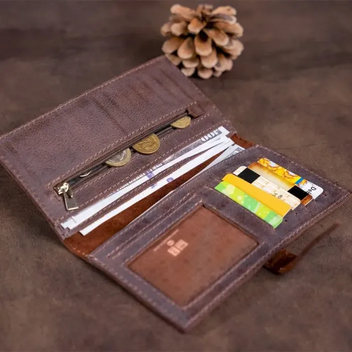 Гаманець SHVIGEL 13933 Коричневий