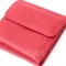 Кошелек среднего размера для женщин из монетницей снаружи из натуральной кожи ST Leather 22720 Красный