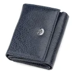 Гаманець ST Leather 18322 (ST440) невеликий Шкіряний Синій