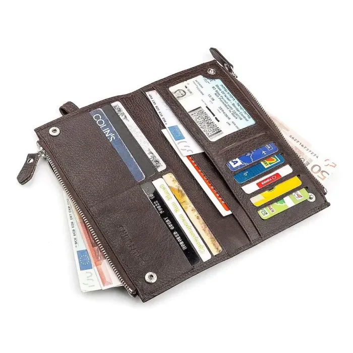 Кошелек ST Leather 18382 (ST420) из натуральной кожи Коричневый