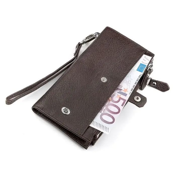 Кошелек ST Leather 18382 (ST420) из натуральной кожи Коричневый