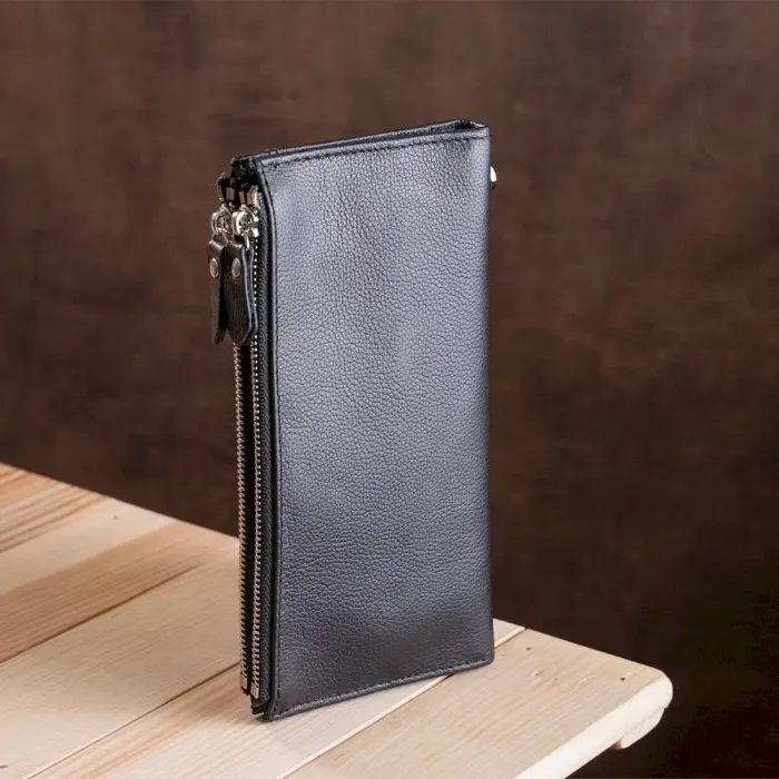 Гаманець ST Leather 18383 (ST420) надійний Чорний