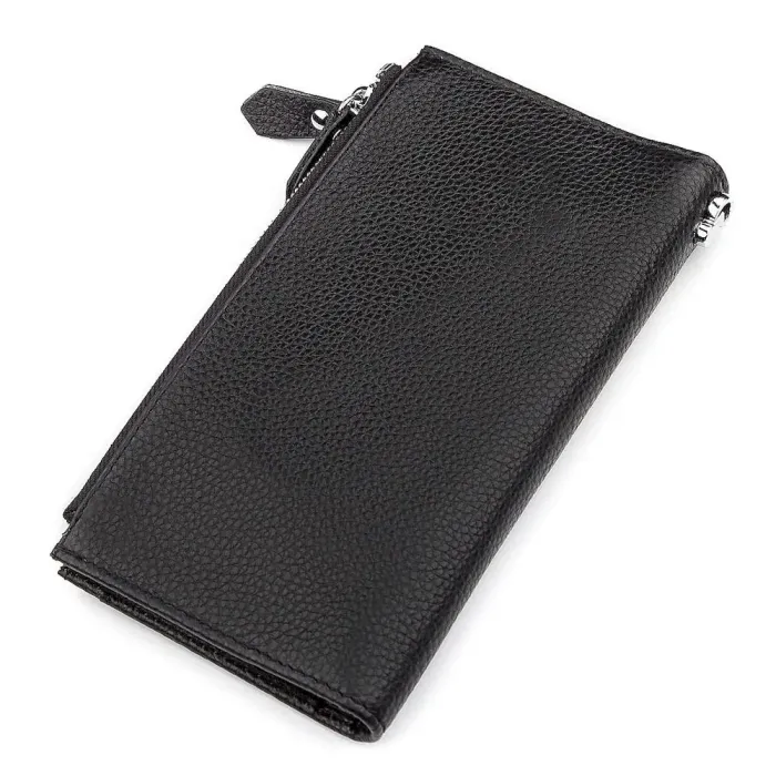 Гаманець ST Leather 18383 (ST420) надійний Чорний