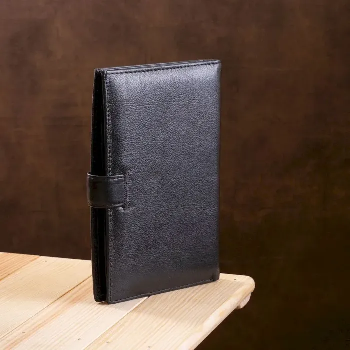 Гаманець-візитниця для чоловіків ST Leather 18831 Чорний