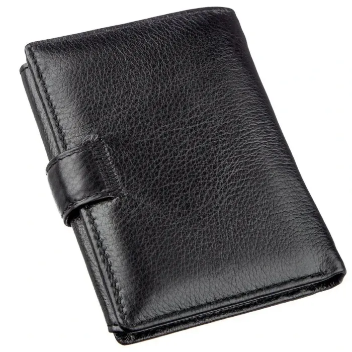 Чудовий гаманець для чоловіків ST Leather 18833 Чорний