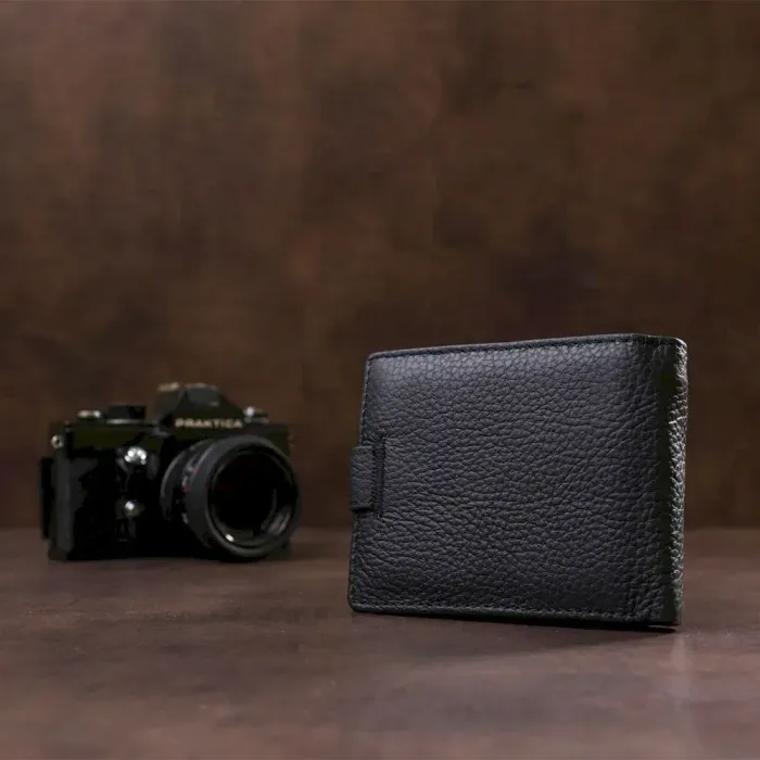 Чоловічий універсальний гаманець ST Leather 18836 Чорний
