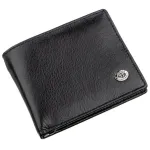 Компактний чоловічий гаманець із затискачем ST Leather 18837 Чорний
