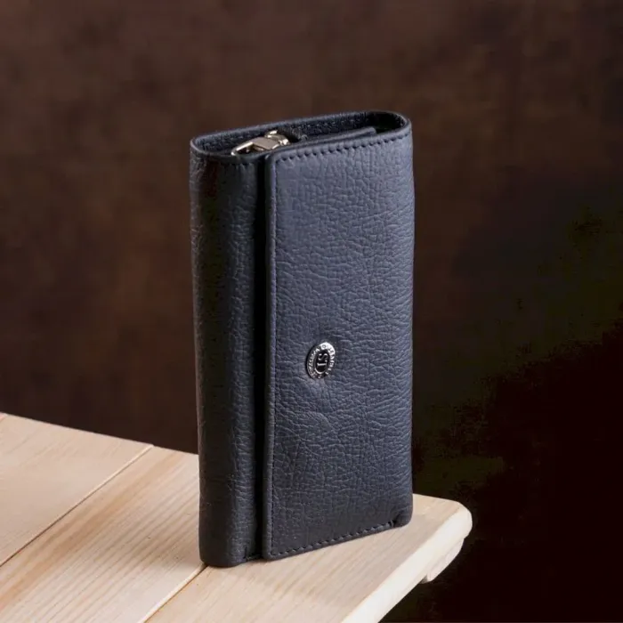 Чоловіча ключниця-гаманець ST Leather 18839 Чорний