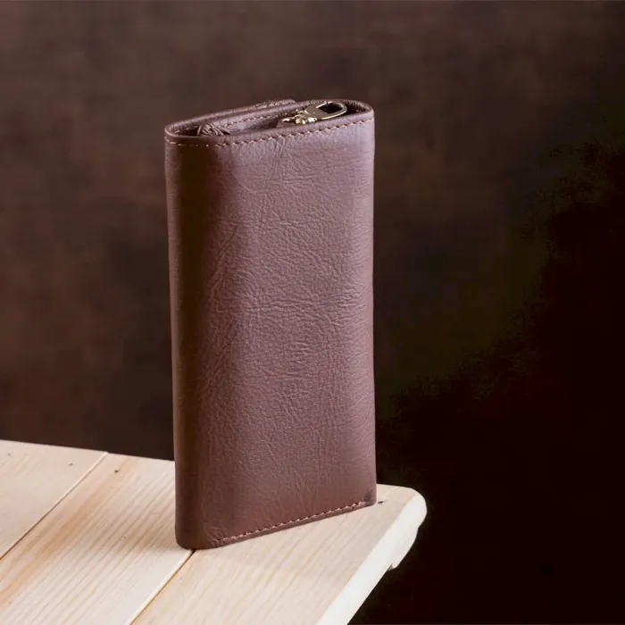 Мужской универсалный бумажник с ключницей ST Leather 18840 Коричневый