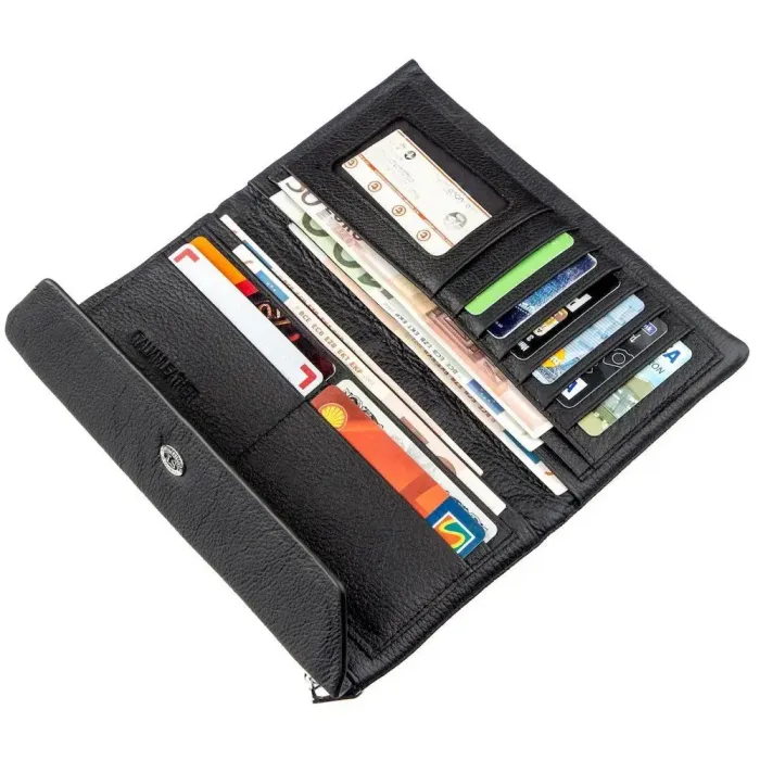 Незвичайний жіночий клатч ST Leather 18842 Чорний