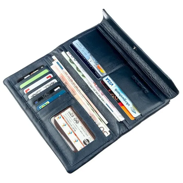 Чудовий гаманець-клатч ST Leather 18843 Синій