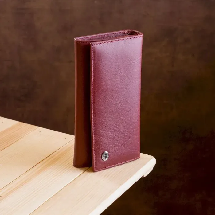 Жіночий гаманець ST Leather 18855 Темно червоний