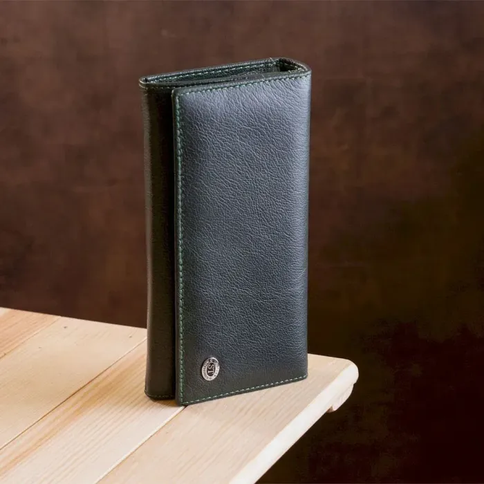 Витончений жіночий гаманець ST Leather 18857 Зелений