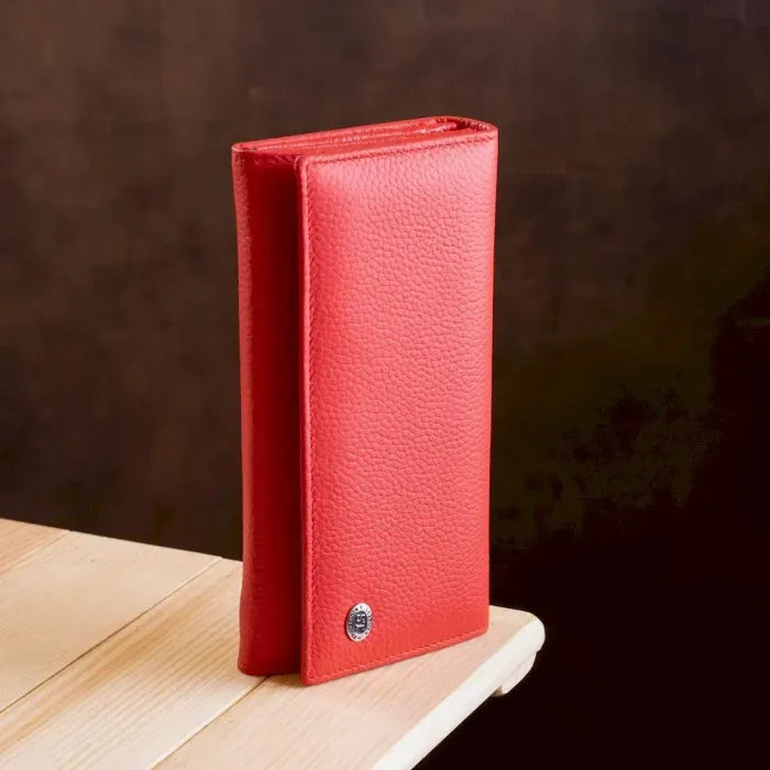 Чудовий жіночий гаманець ST Leather 18858 Червоний