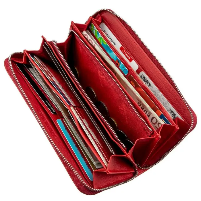 Жіночий граціозний клатч ST Leather 18862 Червоний