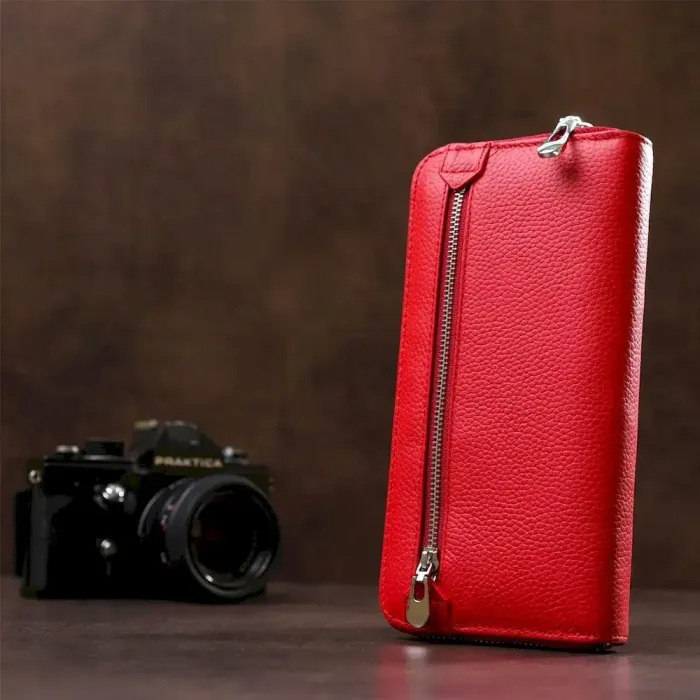 Жіночий граціозний клатч ST Leather 18862 Червоний