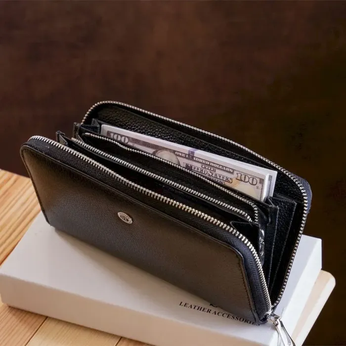 Жіночий клатч ST Leather 18863 Чорний