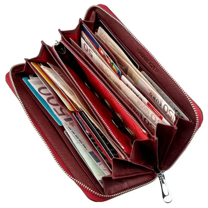 Універсальний жіночий клатч ST Leather 18865 Червоний