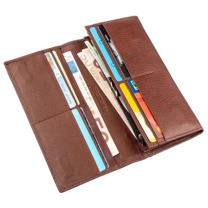 Універсальний гаманець ST Leather 18873 Коричневий