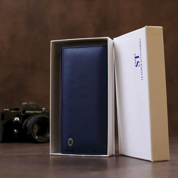 Багатофункціональний гаманець ST Leather 18874 Синій