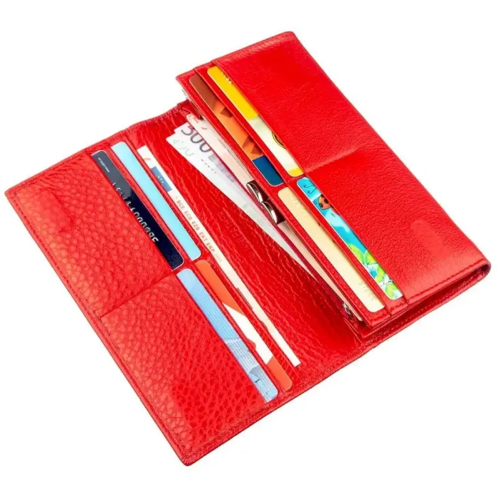 Жіночий місткий гаманець ST Leather 18875 Червоний