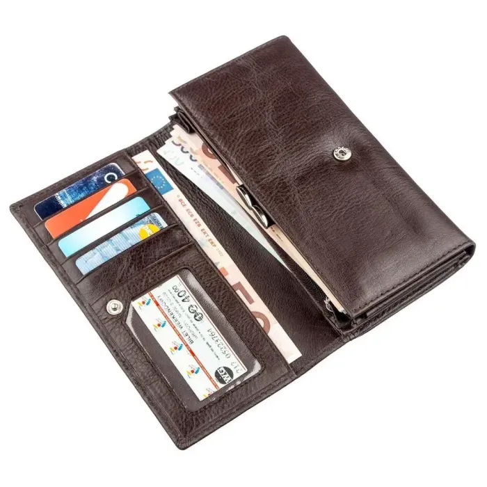 Женский кошелек-визитница ST Leather 18878 Коричневый