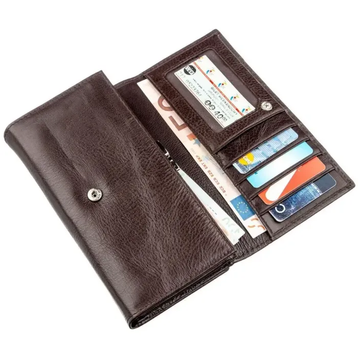 Женский кошелек-визитница ST Leather 18878 Коричневый