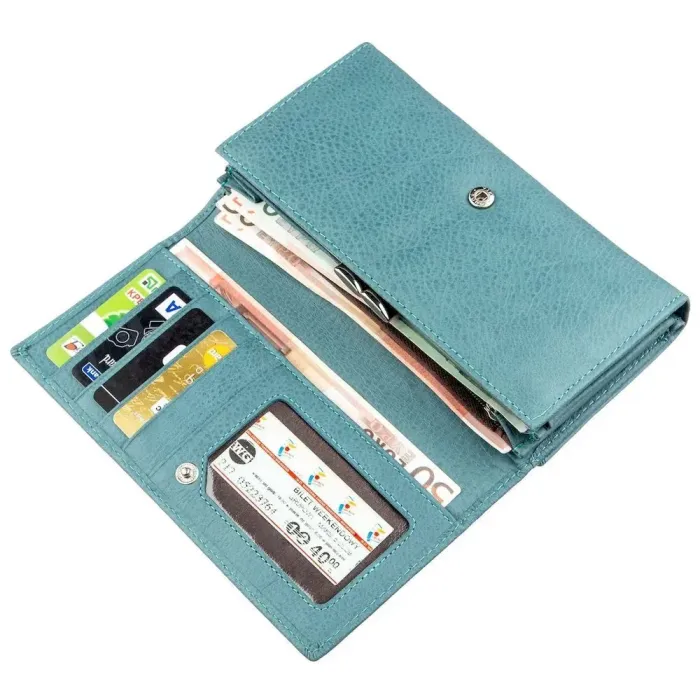 Сучасний жіночий гаманець ST Leather 18883 Синій