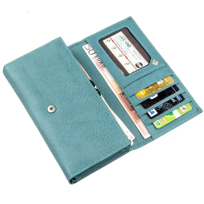 Сучасний жіночий гаманець ST Leather 18883 Синій