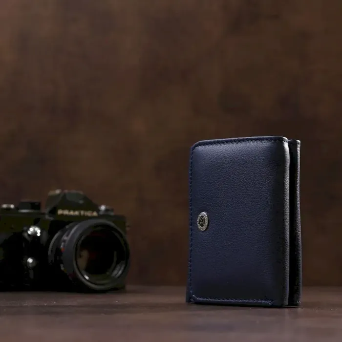 Небольшой женский кошелек ST Leather 18884 Синий