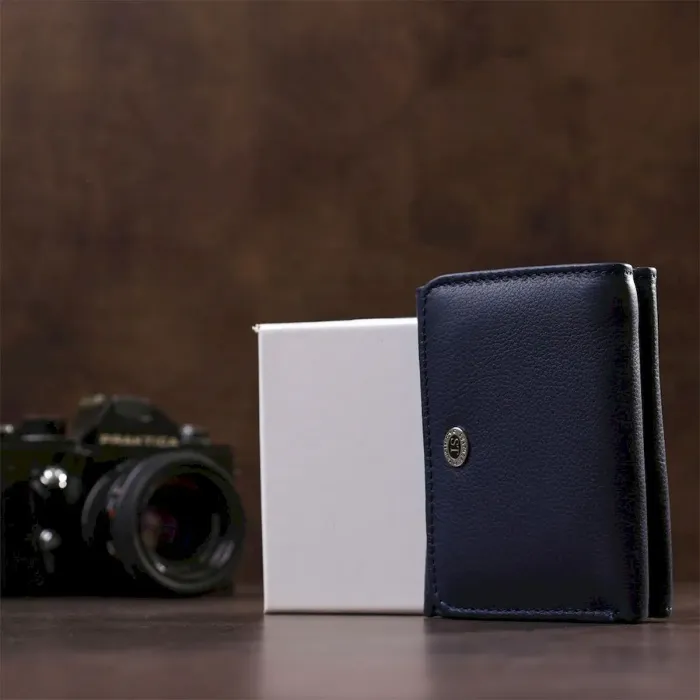 Небольшой женский кошелек ST Leather 18884 Синий